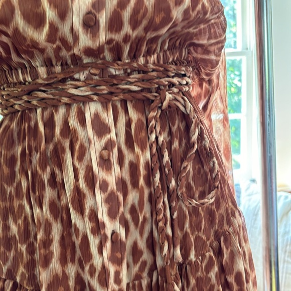 A.L.C leopard button down mini dress - Picture 8 of 10